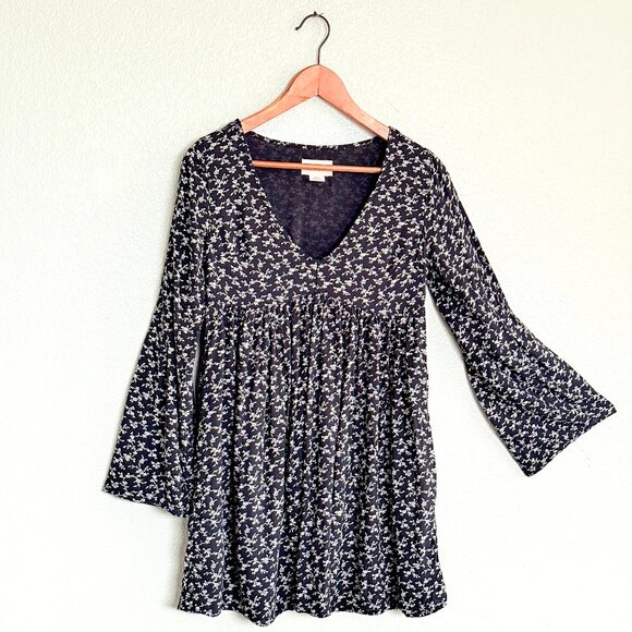 Denim & Supply Ralph Lauren Black & White Floral Babydoll Dress Size XS | Y2k - Picture 1 of 16